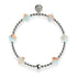 Nebelige Wiese | Silber | Kleeblatt-Essenz-Armband